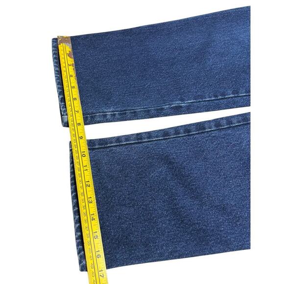 Vintage 90s Calvin Klein Sport Women's Blue Mom Jeans - Dark Washed Hi Rise - 14 - Picture 10 of 11